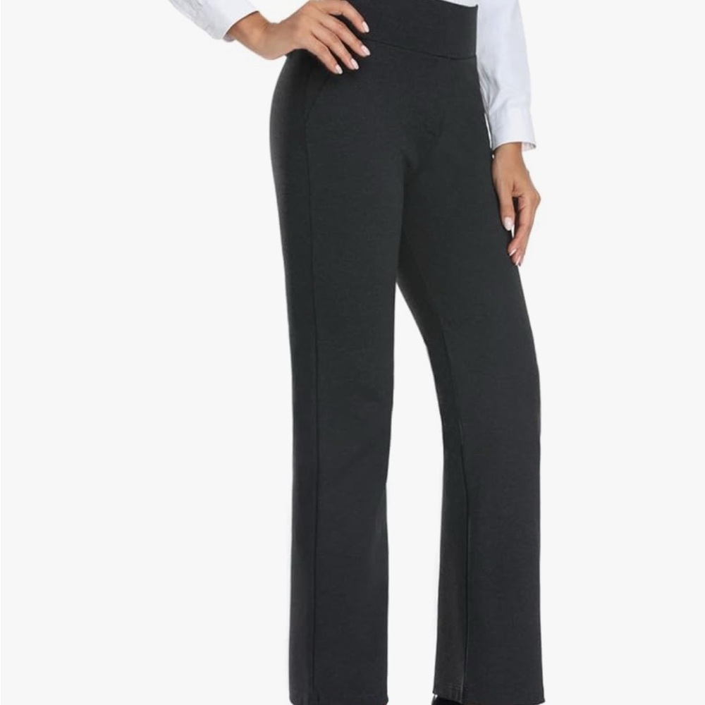 Women's Black Pull-On Flare Pants